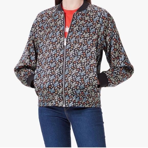 Checkered Orange and Black Women's Jacket REVERSIBLE - Picture 2 of 5